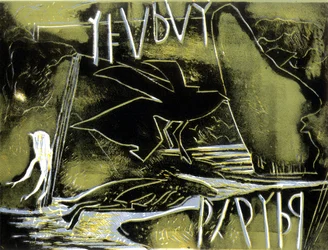 Változó évszázadok (linómetszet)